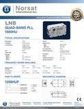 NORSAT Quad-Band PLL 1000HU LNB