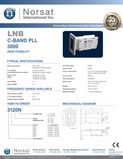 NORSAT C-Band PLL 3000 LNB High Stability