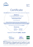 IQNET Quality Management System ISO 9001:2015